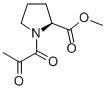 Molecular Structure of 52060-75-0 (1-(1,2-DIOXOPROPYL)-L-PROLINE, METHYL ESTER)
